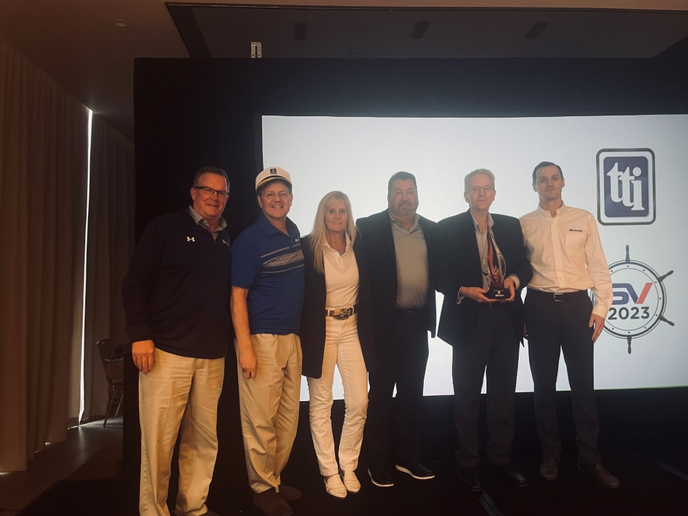 tti inc. awarded sv microwave's distributor of the year award